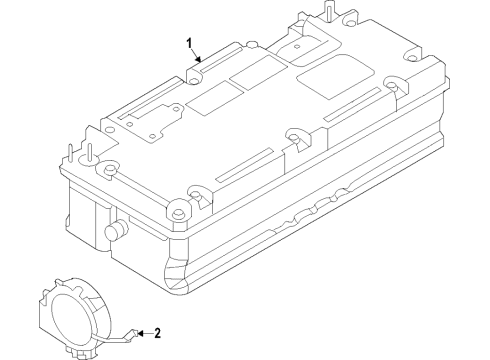 2022 Audi Q7 Battery, Blower Motor  Diagram 1