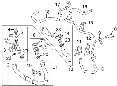 2023 Audi TT Quattro Control Valve Screw Diagram for N-107-177-01