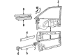 Diagram for 1988 Audi 90 Door Moldings - 893-857-506-9XB