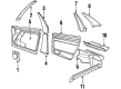 Diagram for 1992 Audi V8 Quattro Door Armrest - 441-867-171-A-1KY