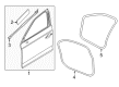 Diagram for 2023 Audi Q5 PHEV Weather Strip - 80A-831-721-C