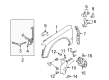 Diagram for Audi A8 Quattro Fender - 4E0-821-105-K