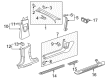 Diagram for 2012 Audi A7 Quattro Pillar Panels - 4G8-867-240-B-DL2
