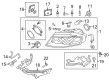 Diagram for 2010 Audi A4 Quattro Headlight - 8K0-941-030-BE