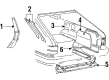 Diagram for 1987 Audi 5000 Quattro Pillar Panels - 447-867-241-B-5AY
