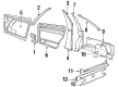 Diagram for 1993 Audi V8 Quattro Pillar Panels - 441-867-231-1KY