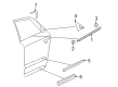 Diagram for 2005 Audi A8 Quattro Door Moldings - 4E0-853-458-B-2ZZ