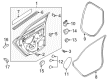 Diagram for 2017 Audi A3 Sportback e-tron Weather Strip - 8V4-833-721-C