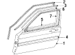 Diagram for 1987 Audi Coupe Side View Mirrors - 855-857-502-H