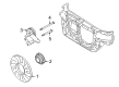 Diagram for 1997 Audi A4 Quattro Cooling Fan Bracket - 078-121-235-E
