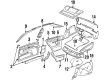 Diagram for 1990 Audi Coupe Quattro Pillar Panels - 895-867-232-R01