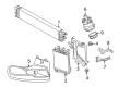 Diagram for 2010 Audi S4 Cooling Fan Bracket - 8K0-121-261-D