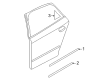 Diagram for 2002 Audi A4 Quattro Door Moldings - 8E0-853-963-GRU