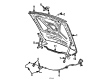 Diagram for 1984 Audi 5000 Hood - 443-823-029-F