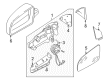 Diagram for 2005 Audi A4 Quattro Mirror Cover - 8E0-857-507-B-X7Z