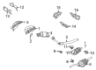 Diagram for 1998 Audi A4 Quattro Muffler - 8D0-253-609-CE
