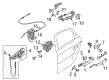Diagram for 2010 Audi Q5 Interior Door Handle - 8R0-839-019-A-1DH