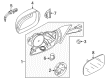 Diagram for 2009 Audi Q7 Mirror Cover - 4L0-857-527-A-GRU