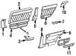 Diagram for 1987 Audi 4000 Quattro Door Armrest - 811-867-171-E-LZ7