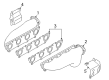 Diagram for 2007 Audi RS4 Exhaust Manifold - 079-253-034-F