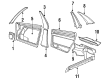 Diagram for Audi 200 Quattro Pillar Panels - 441-867-231-8DY