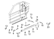 Diagram for 2000 Audi A4 Quattro Pillar Panels - 8D0-853-308-01C