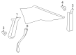 Diagram for 2000 Audi A4 Quattro Pillar Panels - 8D9-867-246-A-2EX