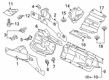 Diagram for 2022 Audi A5 Quattro Exhaust Heat Shield - 8W7-804-171