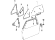Diagram for Audi Quattro Window Channel - 811-837-439-A