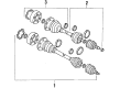 Diagram for 1989 Audi 80 Quattro Axle Shaft - 895-501-204-B