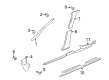 Diagram for 2000 Audi A4 Quattro Pillar Panels - 8D0-867-234-F-2RP