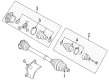 Diagram for 2002 Audi A4 Axle Shaft - 8E0-407-451-X