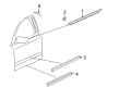 Diagram for 2005 Audi A8 Quattro Door Moldings - 4E0-853-765-A-2ZZ
