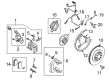 Diagram for 2010 Audi Q5 Brake Caliper - 8K0-615-404-C
