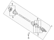 Diagram for 2002 Audi Allroad Quattro Axle Shaft - 4Z7-501-203-AX