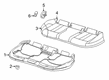Diagram for 2022 Audi RS7 Sportback Seat Cushion Pad - 4K8-885-375-D
