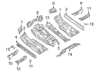 Diagram for Audi RS5 Floor Pan - 8T0-802-205-E