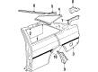 Diagram for 1987 Audi Coupe Door Moldings - 811-853-509-E-01C