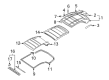 Diagram for 2009 Audi S4 Weather Strip - 8H0-845-430-C