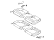 Diagram for 2023 Audi e-tron GT Seat Cushion Pad - 9J1-885-375-G