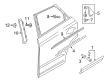 Diagram for 2015 Audi Q3 Quattro Weather Strip - 8U0-839-477