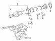 Diagram for 2017 Audi A4 Quattro Driveshaft - 8W0-521-101-A