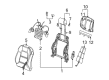 Diagram for 2012 Audi Q7 Seat Heater Pad - 4L0-963-557