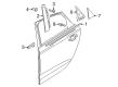 Diagram for 2012 Audi A6 Door Moldings - 4G0-853-763-2ZZ
