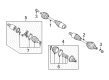Diagram for 2017 Audi Q3 Quattro Axle Shaft - 5N0-407-762-Q