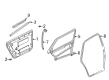 Diagram for 2002 Audi A6 Quattro Weather Strip - 4B0-853-764-M-2ZZ