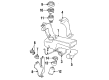 Diagram for 1993 Audi 90 Fuel Tank Strap - 8A0-201-653-G