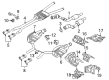 Diagram for 2005 Audi S4 Tail Pipe - 8E0-253-609-HP