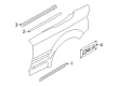 Diagram for 2009 Audi S4 Weather Strip - 8H0-839-477-C