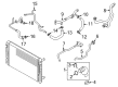 Diagram for 2007 Audi A4 Quattro Coolant Pipe - 8E1-819-373-R